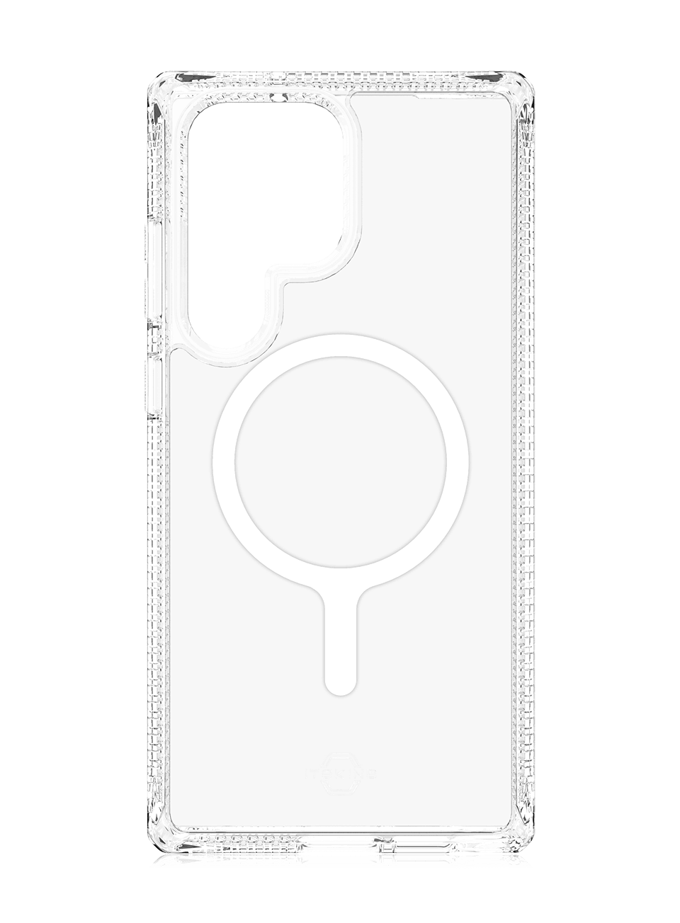 ITSKINS HYBRID R CLEAR Compatible with MagSafe for Galaxy S23 Ultra Transparent