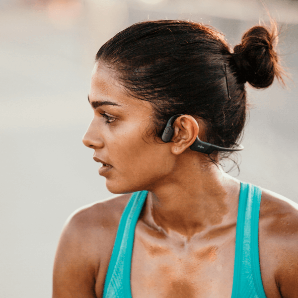 SHOKZ Openrun (Aeropex with Quick Charge) Bone Conduction Open-Ear Endurance Headphones