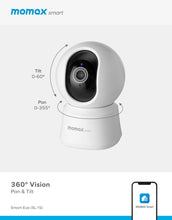 Load image into Gallery viewer, Momax Smart Eye IoT IP 360° Camera
