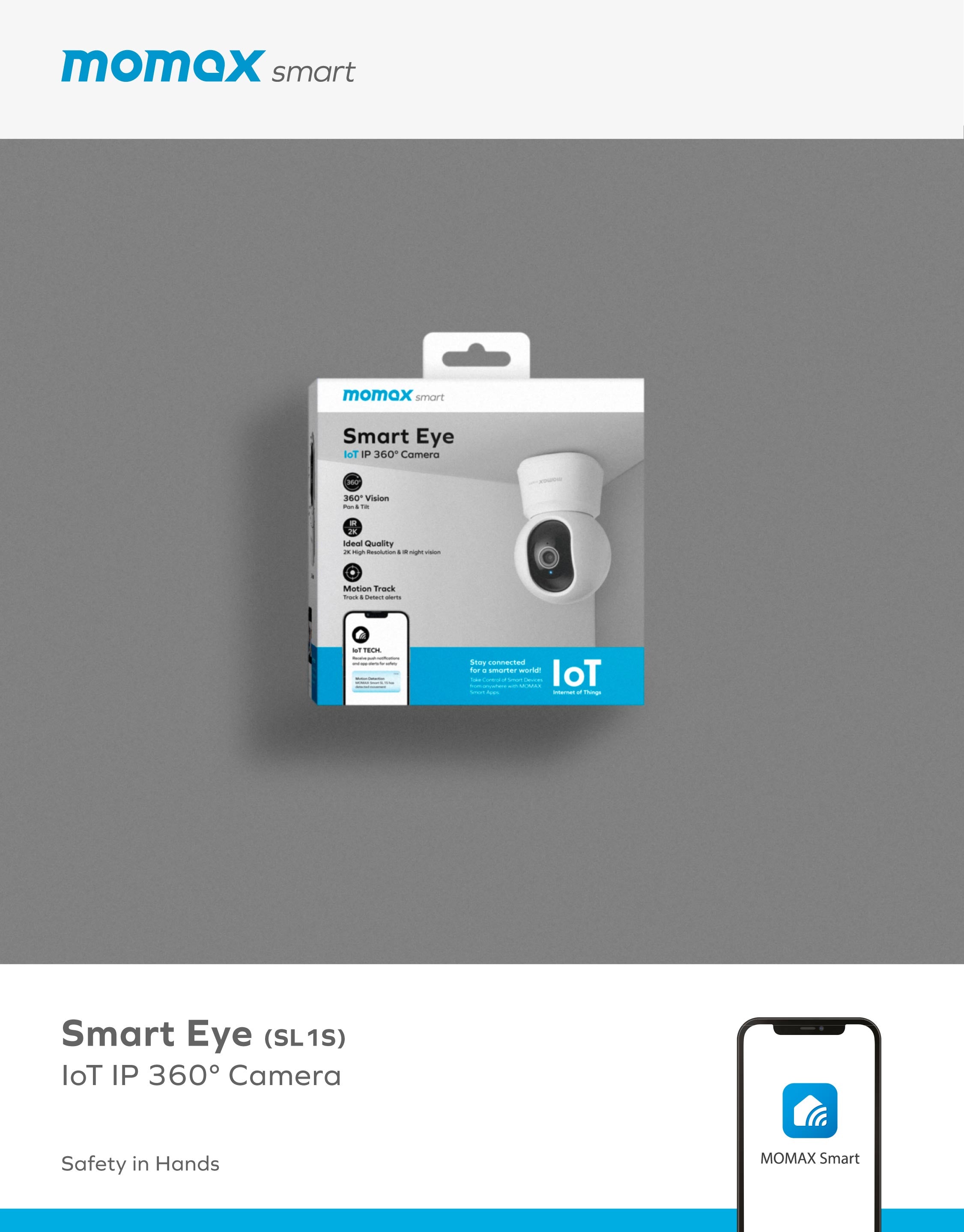 Momax Smart Eye IoT IP 360° Camera