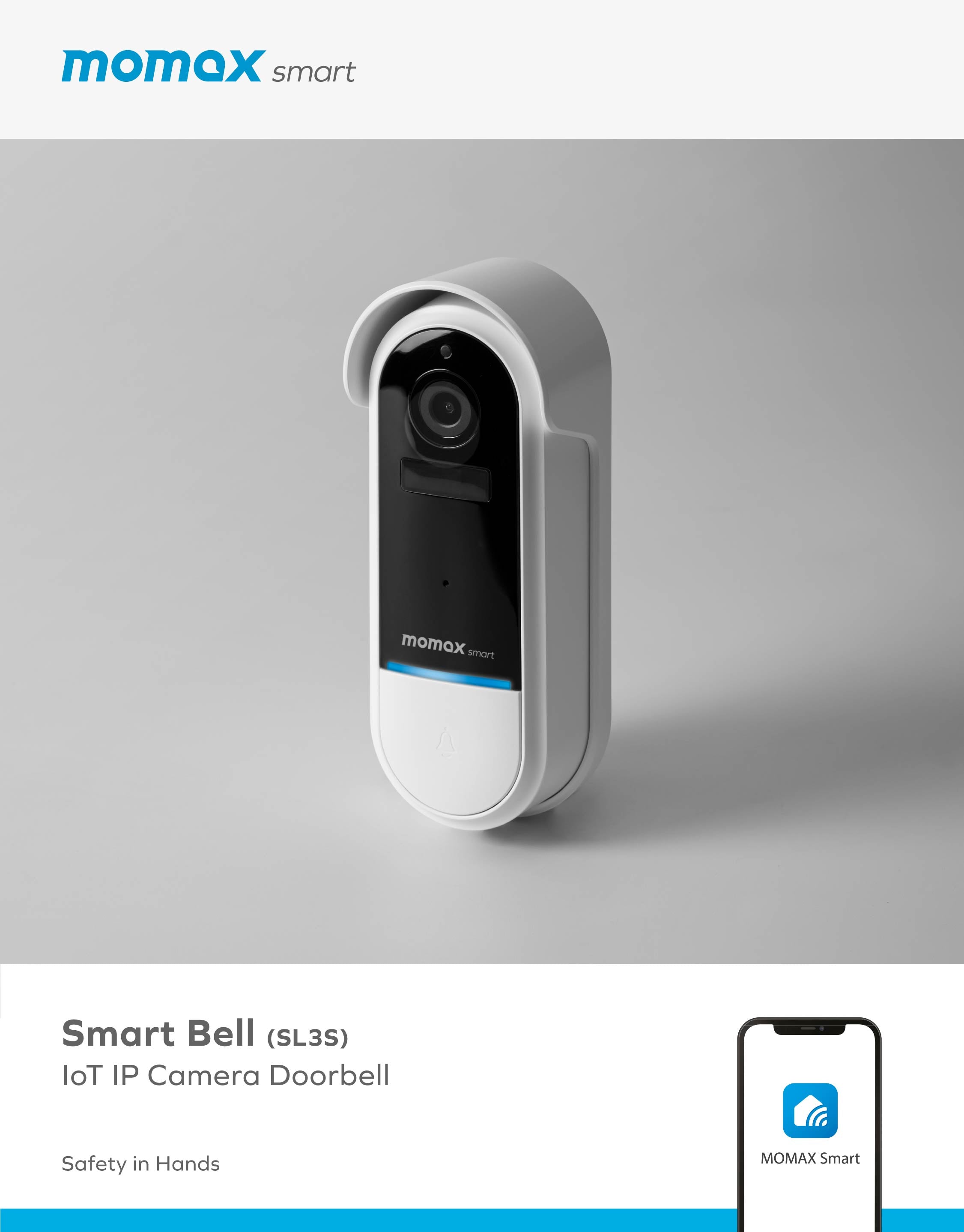 Momax SL3 Smart Bell IoT IP Camera Doorbell