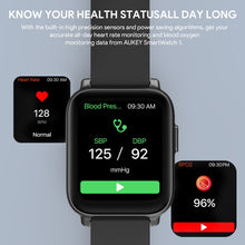 Load image into Gallery viewer, Aukey SW-1 Smartwatch Fitness Tracker with 10 Sport modes tracking &amp; customisable watch faces
