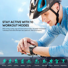 Load image into Gallery viewer, Aukey SW-1 Smartwatch Fitness Tracker with 10 Sport modes tracking &amp; customisable watch faces

