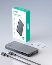 Load image into Gallery viewer, Aukey PB-Y41 Sprint X 10K 30W 10000mAh Portable Power Bank with PD 3.0 - Gray
