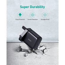 Load image into Gallery viewer, AUKEY PA-R1A Minima PD 25W / PA-R1P Swift 30W Nano Wall Charger with PPS Samsung Super Fast Charging 2.0 S23 Ultra iP 15
