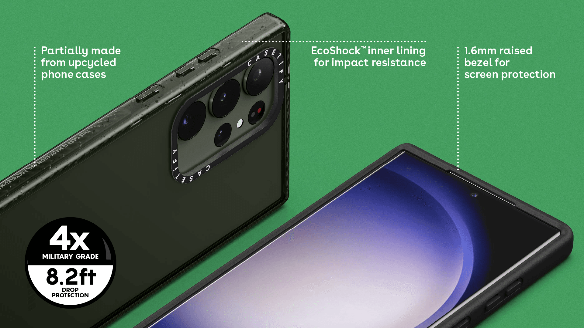 Casetify "Beware of Dinosaurs" Impact Case for Samsung Galaxy S23 Plus / S23 Ultra