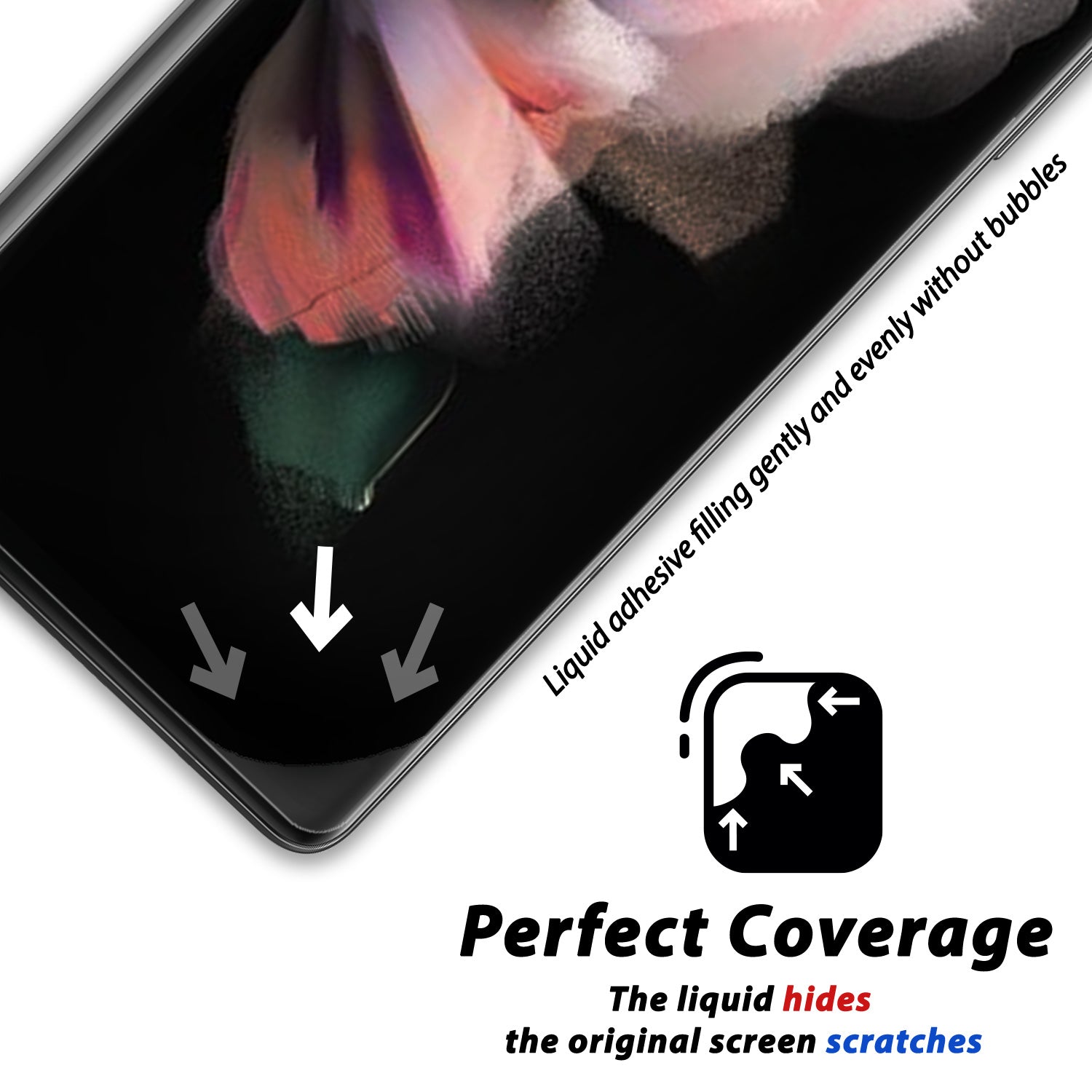 Whitestone Dome Glass Z Fold 3 FRONT DISPLAY Dome Glass