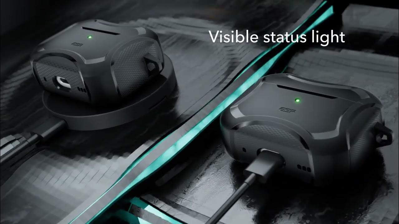 ESR Airpods Pro Cyber Armor Tough Case with HaloLock