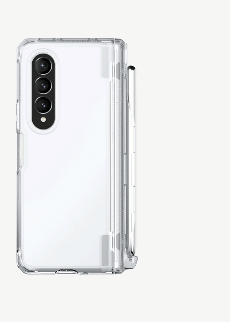 ITSKINS Supreme R Hinge with Pen Holder for Galaxy Z Fold 4 - Clear