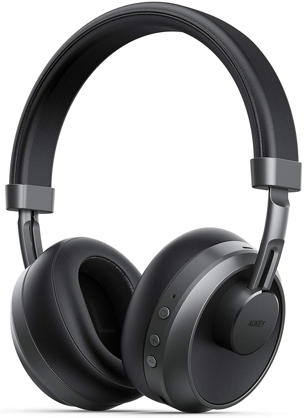 AUKEY EP-B52 Wireless Over-Ear Headphones with Microphones, Bluetooth 5, 25H Playtime, 40mm Dynamic Speaker Drivers