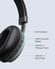 Load image into Gallery viewer, AUKEY EP-B52 Wireless Over-Ear Headphones with Microphones, Bluetooth 5, 25H Playtime, 40mm Dynamic Speaker Drivers
